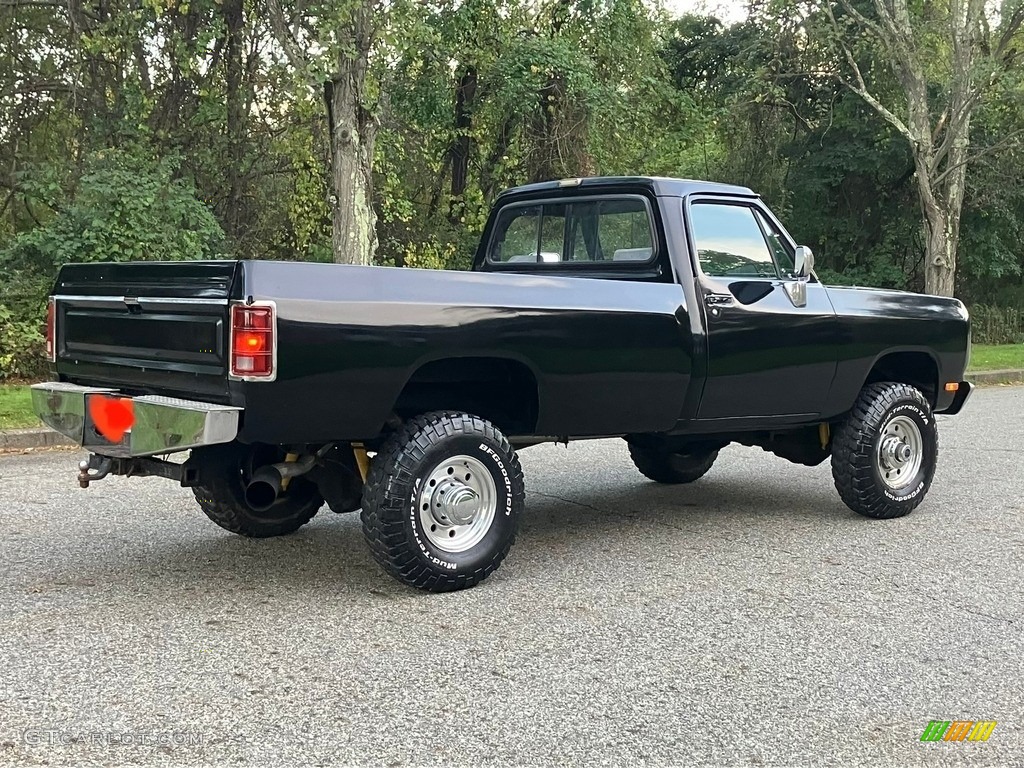 Black 1992 Dodge Ram 250 Regular Cab 4x4 Exterior Photo #146703142
