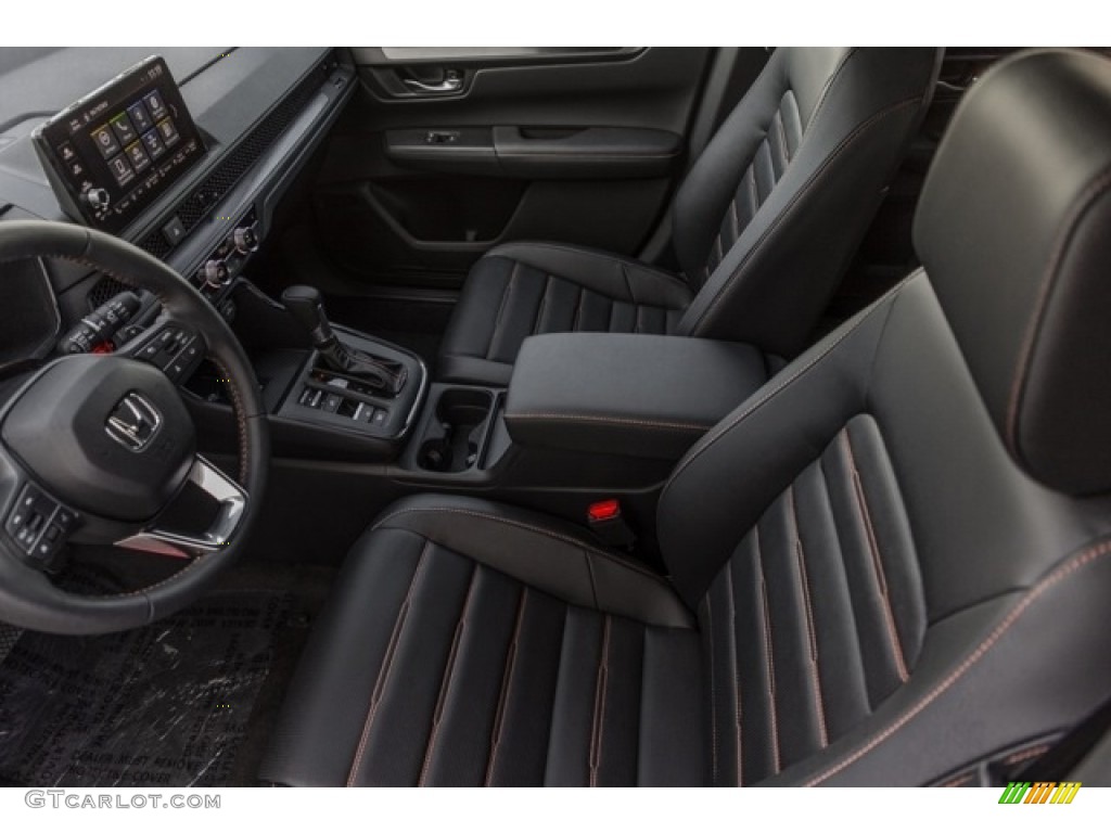 Black Interior 2024 Honda CR-V Sport-L AWD Hybrid Photo #146704042