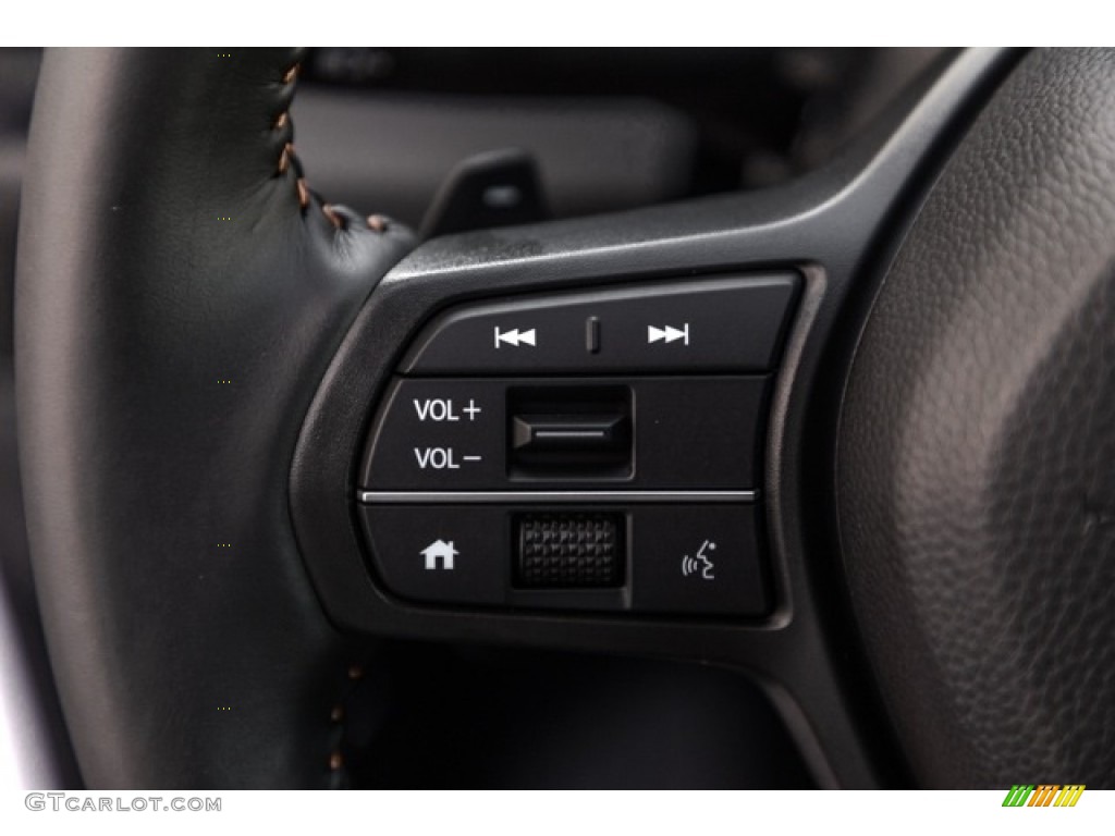 2024 Honda CRV SportL AWD Hybrid Black Steering Wheel Photo