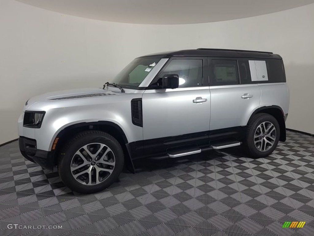 Hakuba Silver Metallic 2024 Land Rover Defender 110 X-Dynamic SE Exterior Photo #146704736