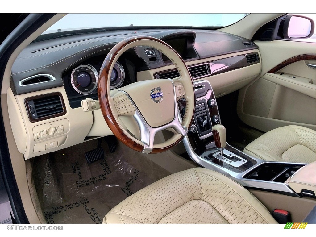 Inscription Soft Beige/Sandstone Interior 2012 Volvo S80 T6 AWD Inscription Photo #146704868