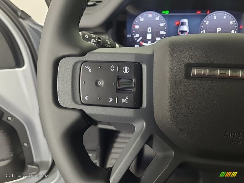 2024 Land Rover Defender 110 X-Dynamic SE Ebony Steering Wheel Photo #146704880