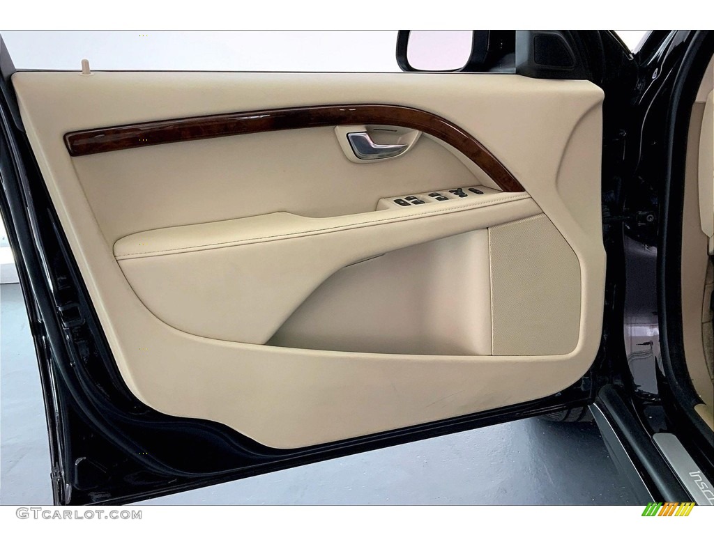 2012 Volvo S80 T6 AWD Inscription Inscription Soft Beige/Sandstone Door Panel Photo #146705039