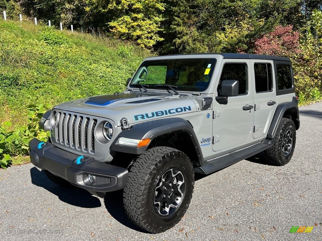 Sting-Gray 2022 Jeep Wrangler Unlimited Rubicon 4XE Hybrid Exterior Photo #146705484