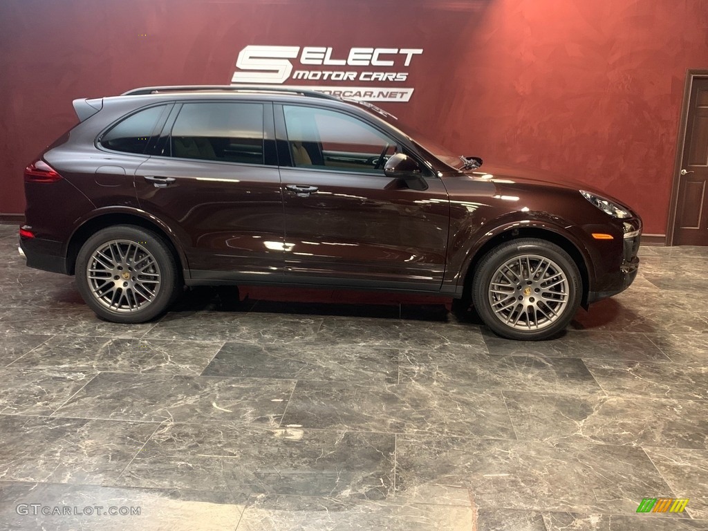 Mahogany Metallic 2017 Porsche Cayenne Platinum Edition Exterior Photo #146705511