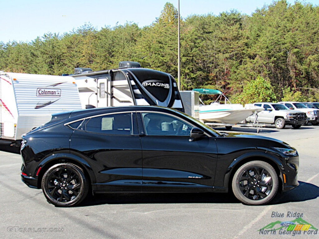 Shadow Black 2023 Ford Mustang Mach-E Premium Exterior Photo #146705535