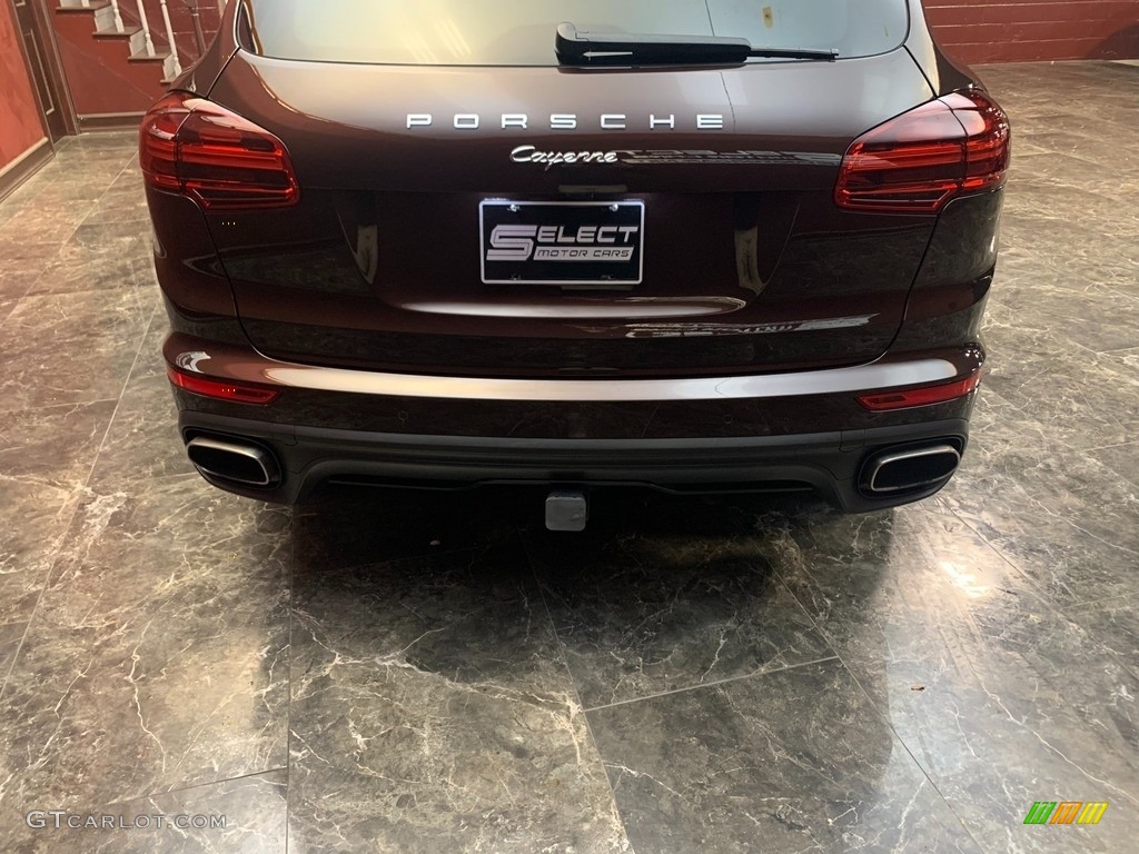 2017 Cayenne Platinum Edition - Mahogany Metallic / Luxor Beige photo #6