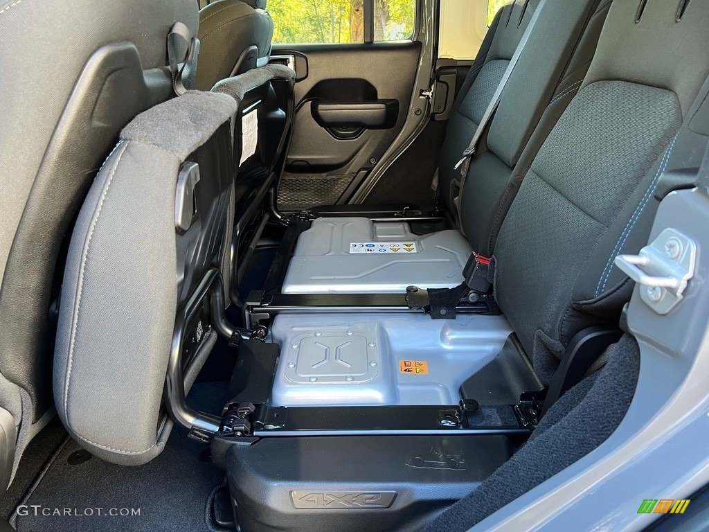 2022 Jeep Wrangler Unlimited Rubicon 4XE Hybrid Rear Seat Photo #146705721