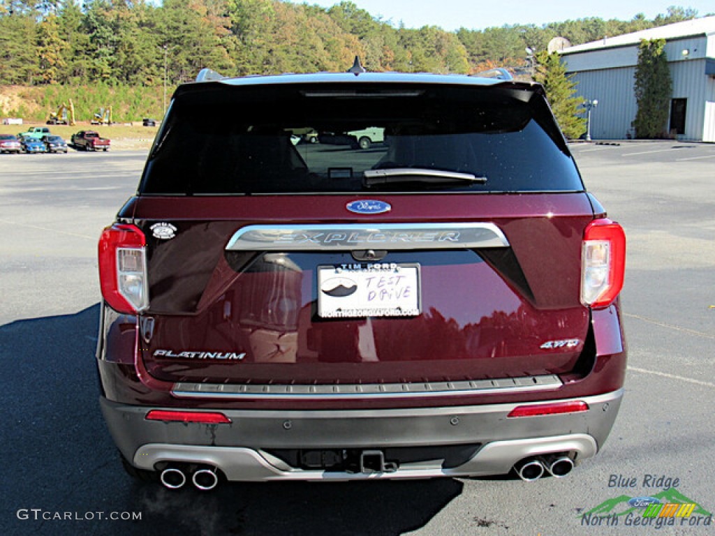 2023 Explorer Platinum 4WD - Jewel Red Metallic / Ebony photo #4