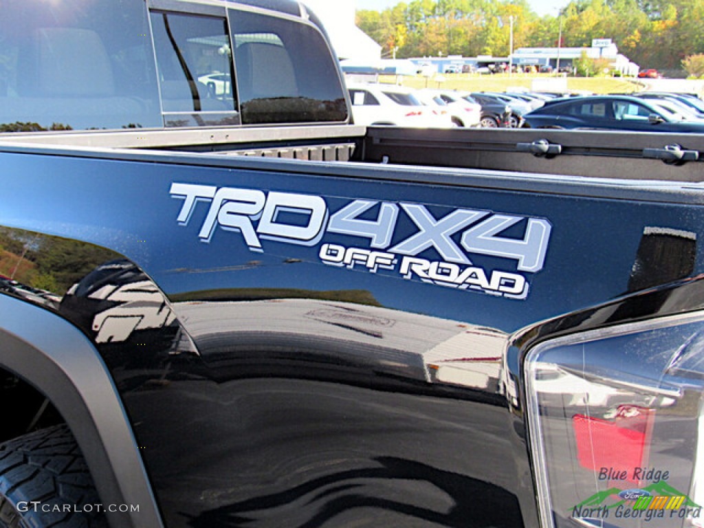 2020 Tacoma TRD Off Road Double Cab 4x4 - Midnight Black Metallic / TRD Cement/Black photo #28