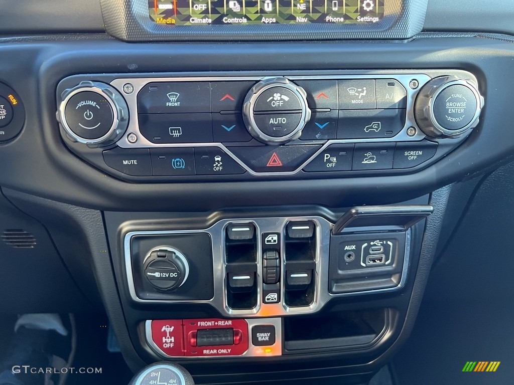 2022 Jeep Wrangler Unlimited Rubicon 4XE Hybrid Controls Photos