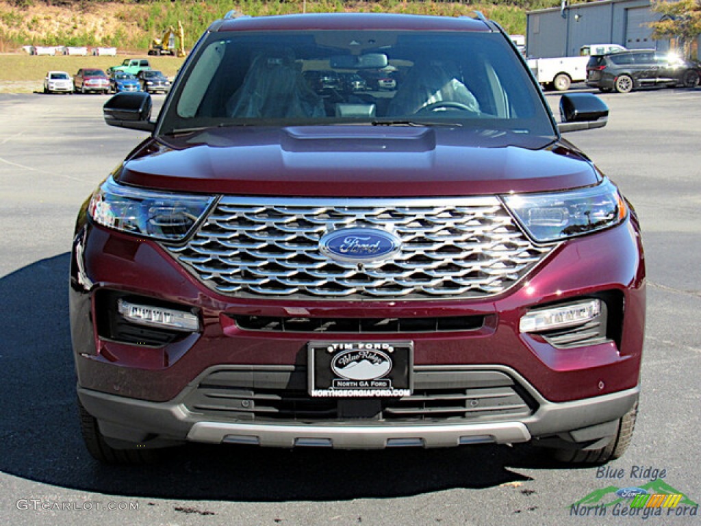 2023 Explorer Platinum 4WD - Jewel Red Metallic / Ebony photo #8