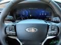 Ebony 2023 Ford Explorer Platinum 4WD Steering Wheel