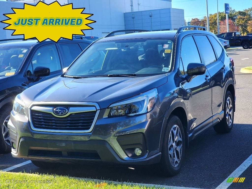 2021 Forester 2.5i Premium - Magnetite Gray Metallic / Black photo #1