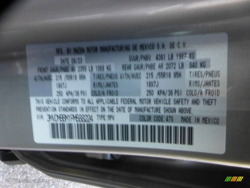 2023 Mazda CX-30 S Select AWD Color Code Photos