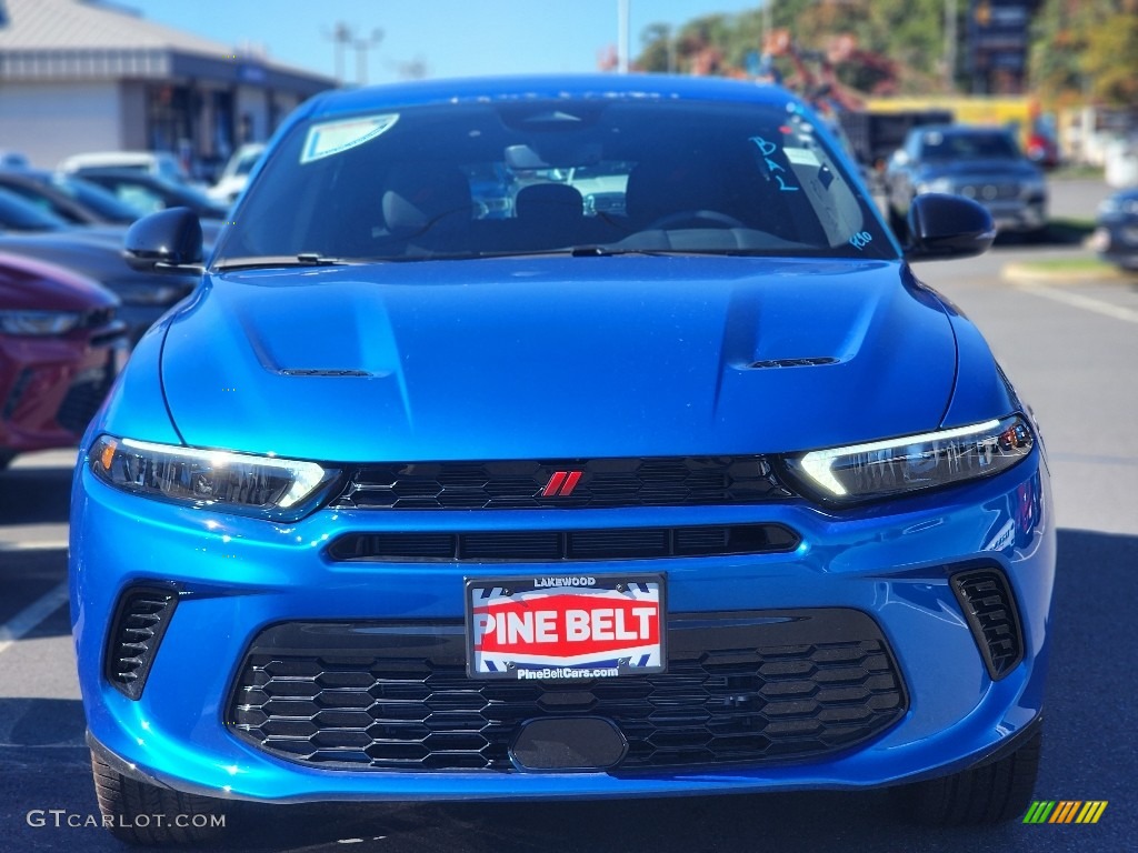 Blu Bayou 2024 Dodge Hornet R/T Track Pack/Blacktop AWD Hybrid Exterior Photo #146707353