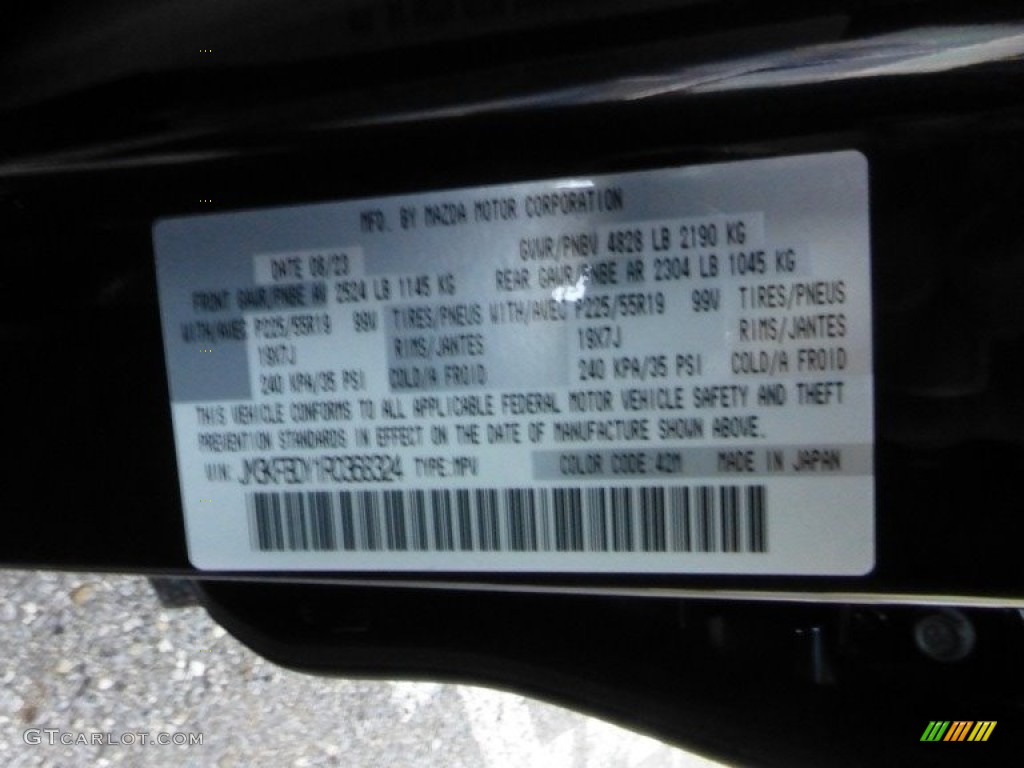 2024 CX-5 Color Code 42M for Deep Crystal Blue Mica Photo #146707494