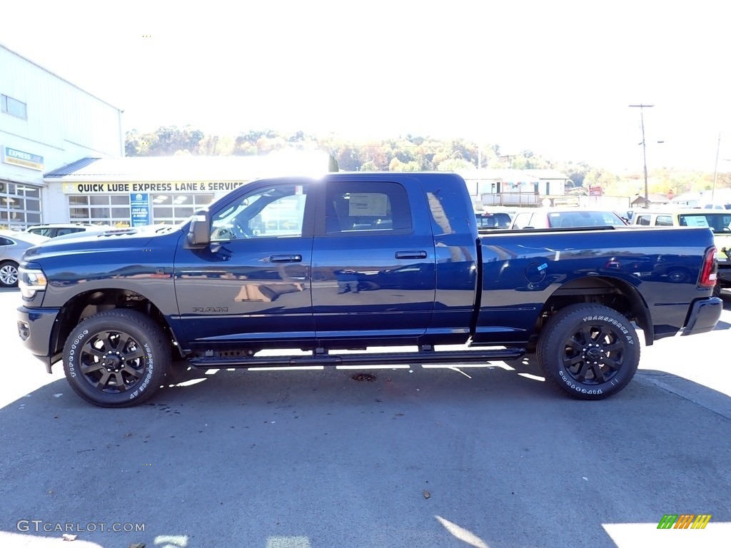 Patriot Blue Pearl 2024 Ram 3500 Laramie Night Edition Mega Cab 4x4