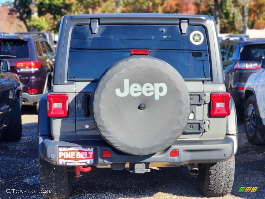 2020 Wrangler Unlimited Rubicon 4x4 - Sting-Gray / Black photo #4