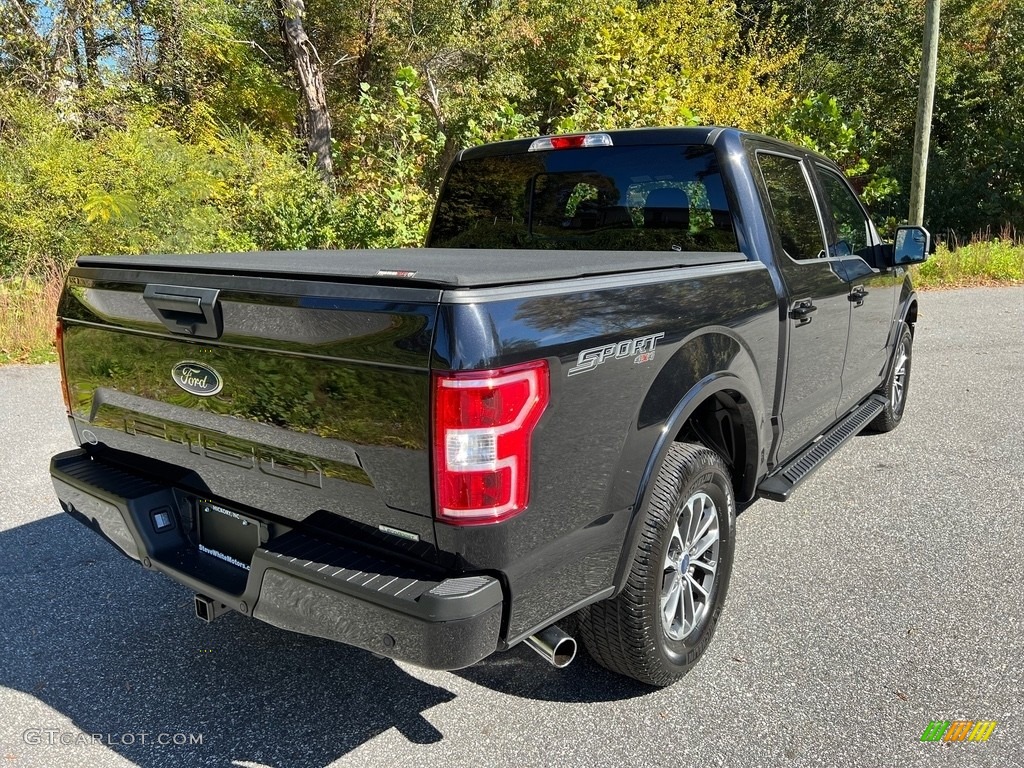 2019 F150 XLT Sport SuperCrew 4x4 - Agate Black / Black photo #6