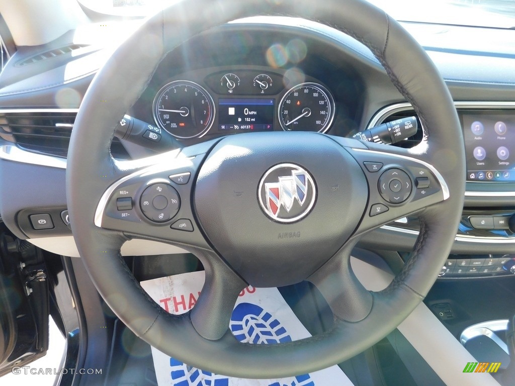 2021 Buick Enclave Premium Shale w/Ebony Accents Steering Wheel Photo #146708304