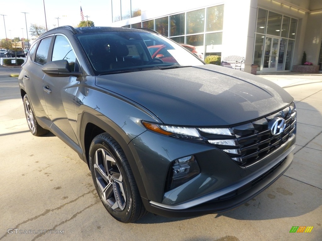 2024 Tucson SEL Convenience Hybrid AWD - Amazon Gray / Black photo #8