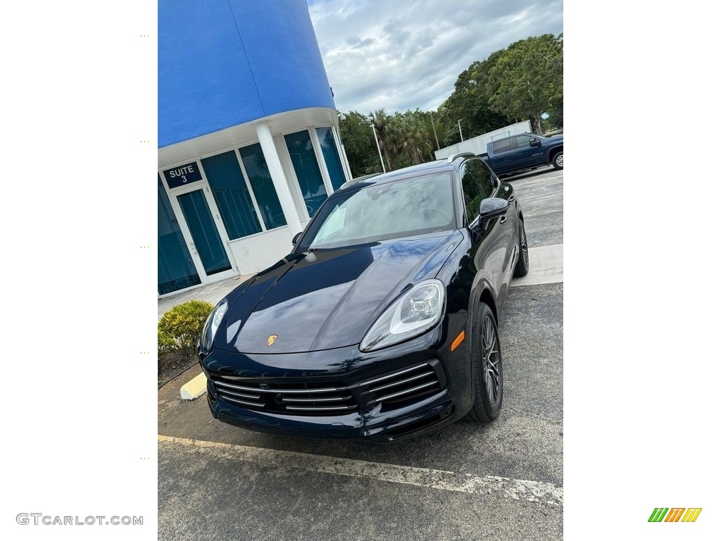 Moonlight Blue Metallic 2023 Porsche Cayenne Standard Cayenne Model Exterior Photo #146708916