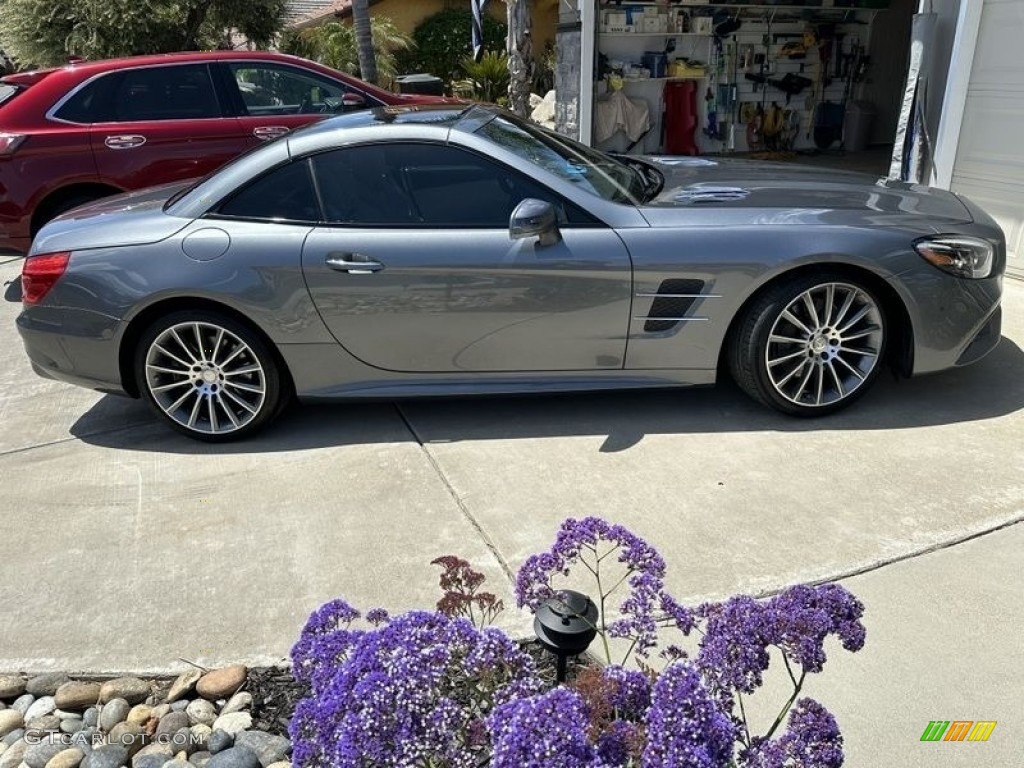 Selenite Grey Metallic 2017 Mercedes-Benz SL 450 Roadster Exterior Photo #146709006