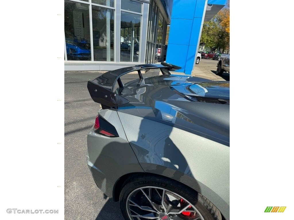 2023 Corvette Stingray Coupe - Hypersonic Gray Metallic / Adrenaline Red photo #16