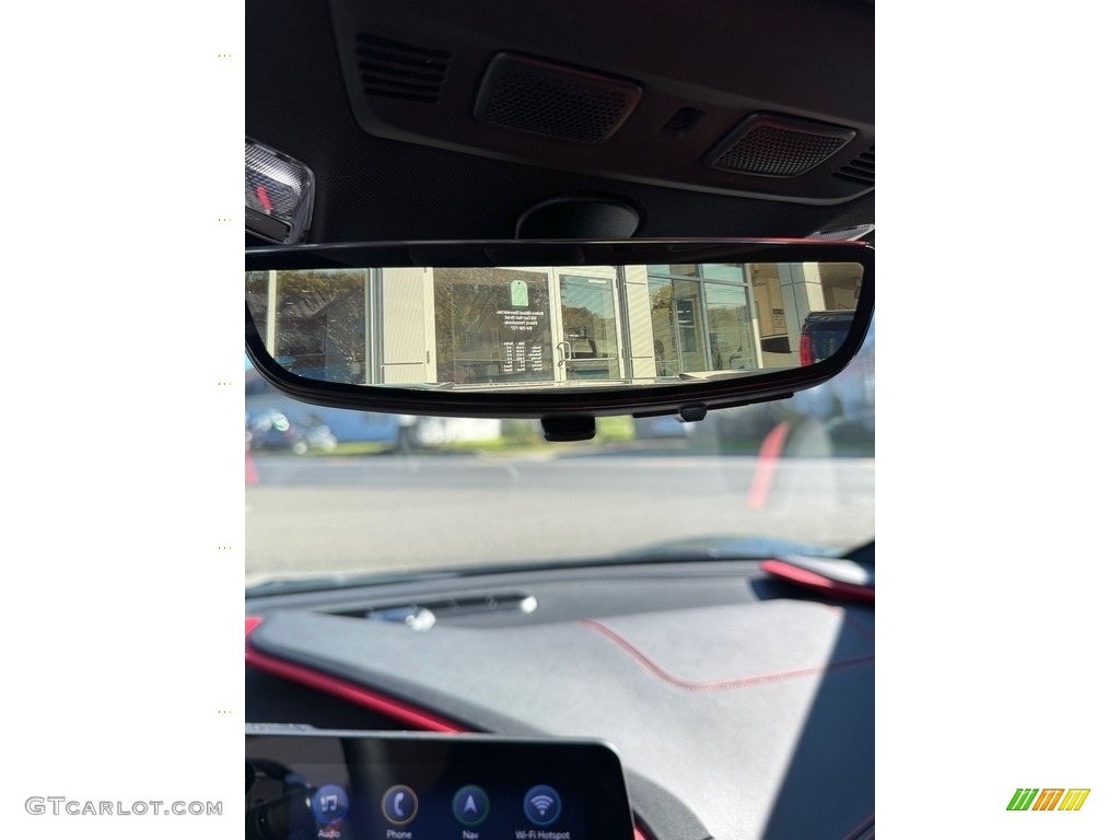 2023 Corvette Stingray Coupe - Hypersonic Gray Metallic / Adrenaline Red photo #21