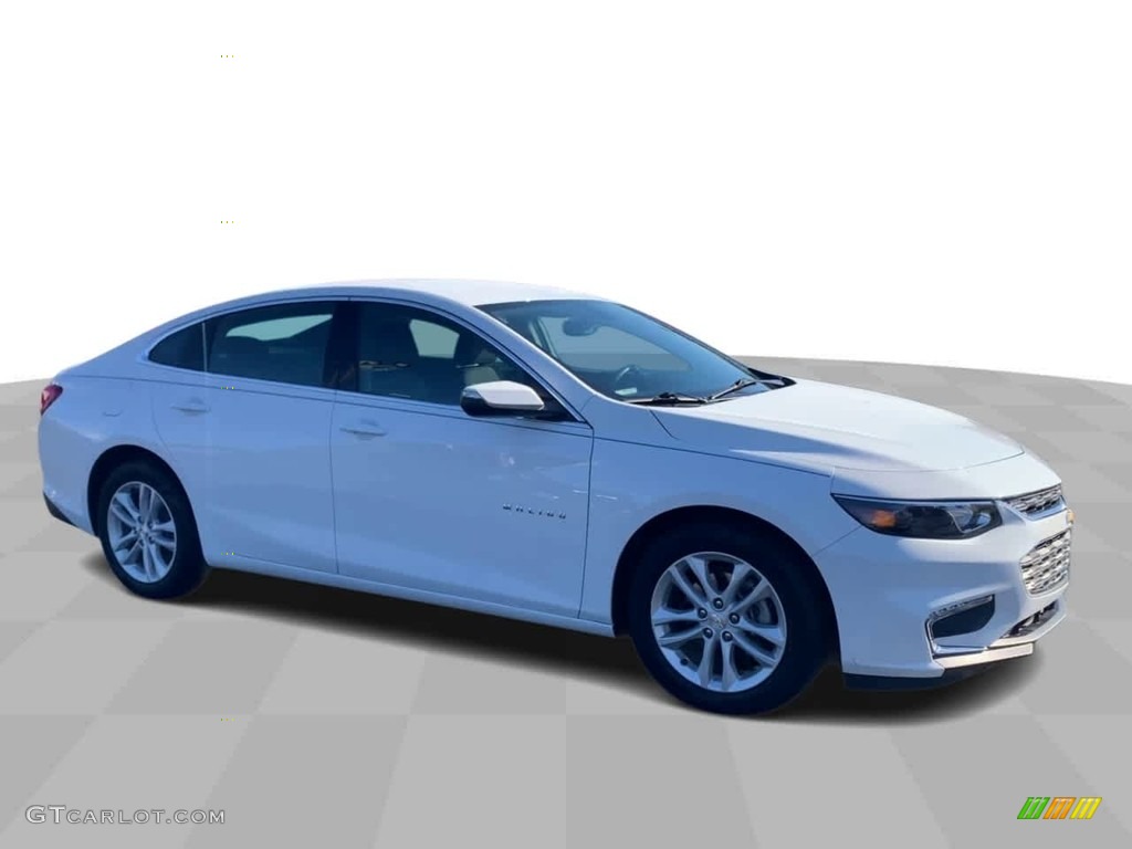 2018 Malibu LT - Summit White / Jet Black photo #2