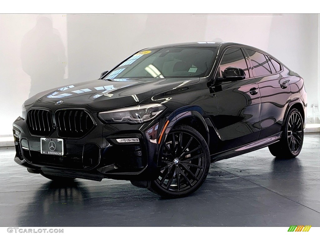 Black Sapphire Metallic 2021 BMW X6 sDrive40i Exterior Photo #146709663