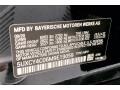 475: Black Sapphire Metallic 2021 BMW X6 sDrive40i Color Code