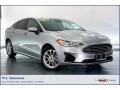 2020 Iconic Silver Ford Fusion Hybrid SE  photo #1