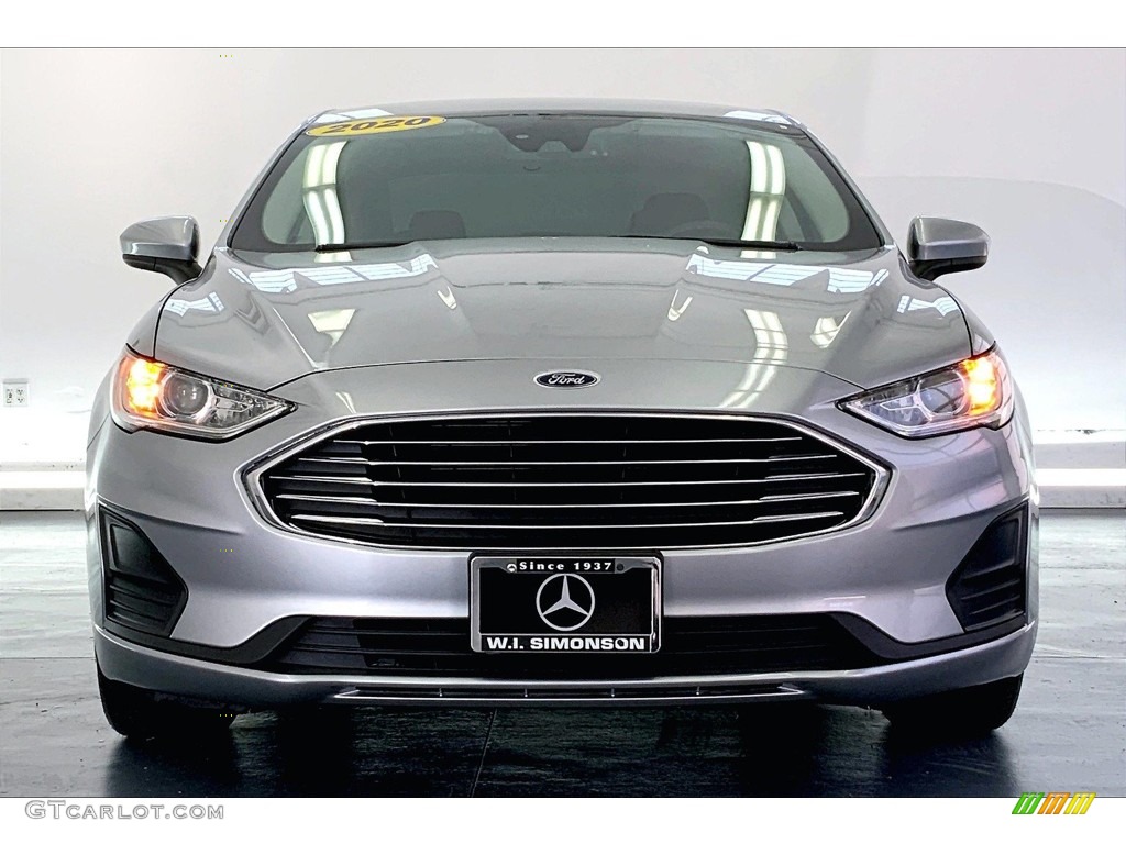 Iconic Silver 2020 Ford Fusion Hybrid SE Exterior Photo #146709882
