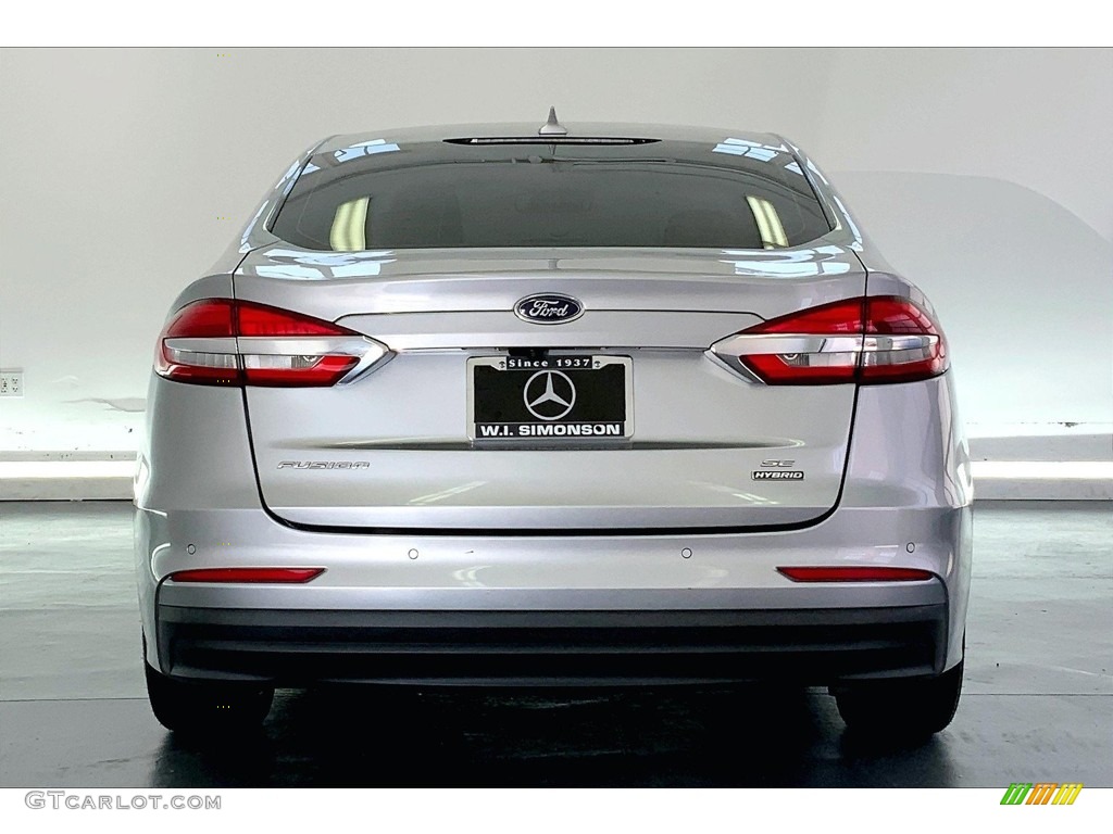 Iconic Silver 2020 Ford Fusion Hybrid SE Exterior Photo #146709891