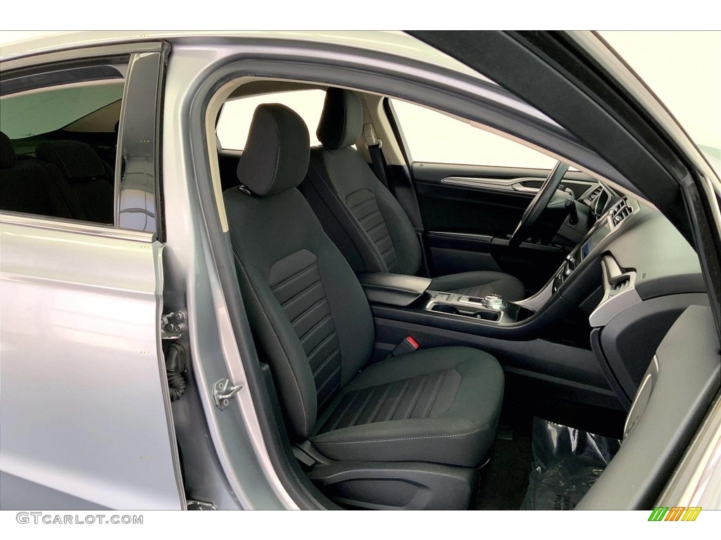 Ebony Interior 2020 Ford Fusion Hybrid SE Photo #146709921