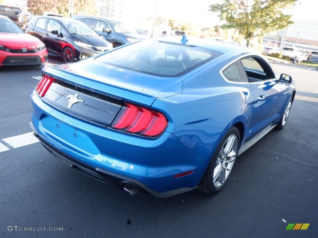 2021 Mustang EcoBoost Premium Fastback - Velocity Blue Metallic / Ebony photo #5