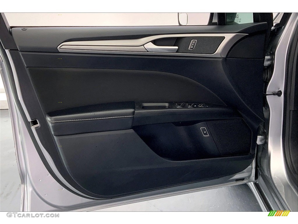 2020 Ford Fusion Hybrid SE Ebony Door Panel Photo #146710074