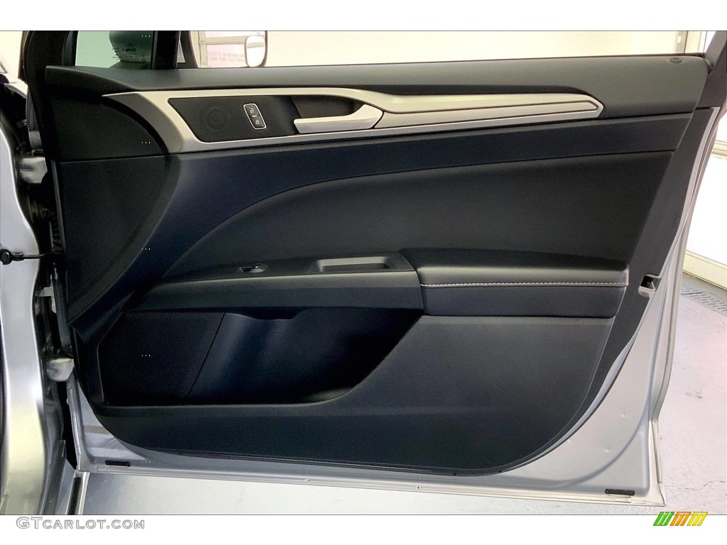 2020 Ford Fusion Hybrid SE Ebony Door Panel Photo #146710080