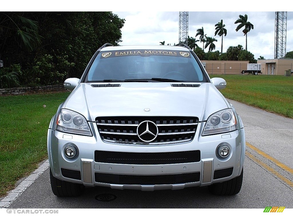 2007 ML 63 AMG 4Matic - Iridium Silver Metallic / Black photo #5