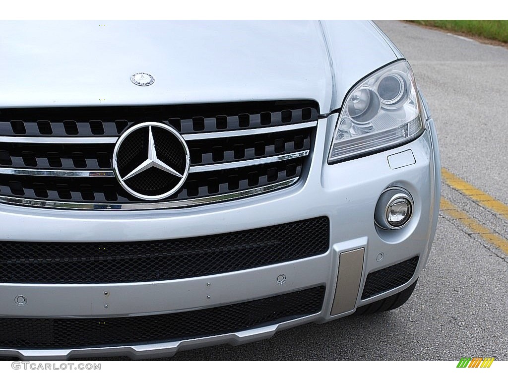 2007 ML 63 AMG 4Matic - Iridium Silver Metallic / Black photo #6
