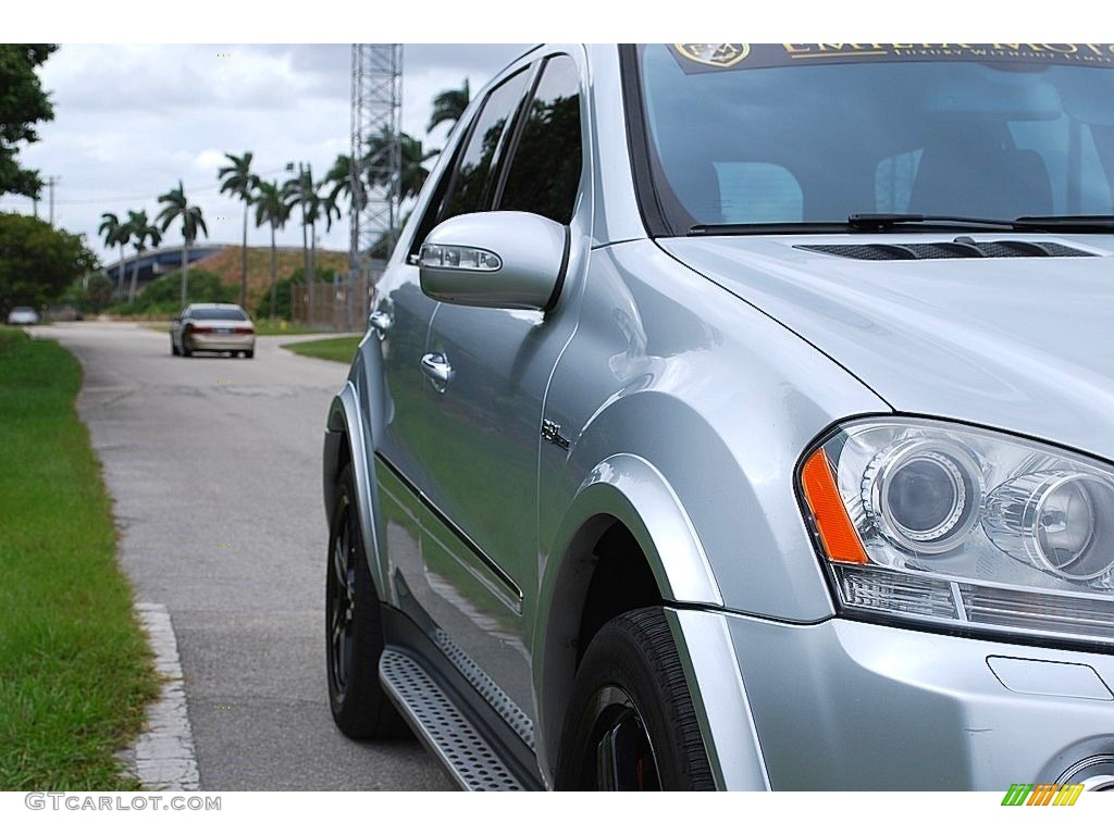 2007 ML 63 AMG 4Matic - Iridium Silver Metallic / Black photo #7