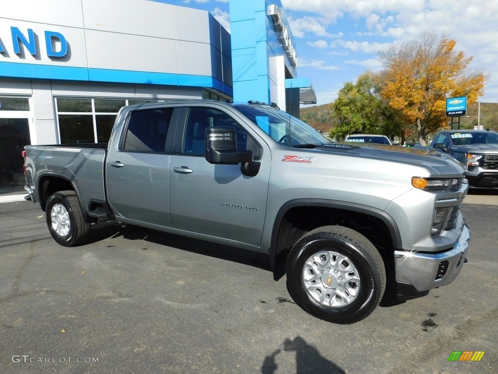 Sterling Gray Metallic 2024 Chevrolet Silverado 2500HD LT Crew Cab 4x4 Exterior Photo #146710474
