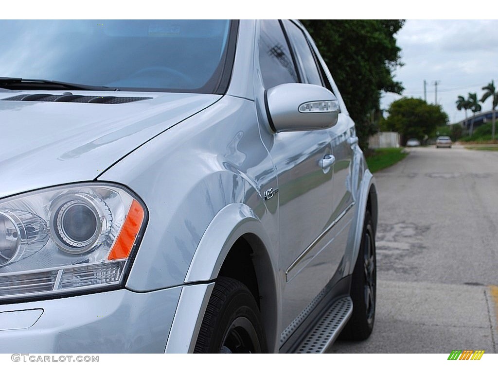 2007 ML 63 AMG 4Matic - Iridium Silver Metallic / Black photo #8