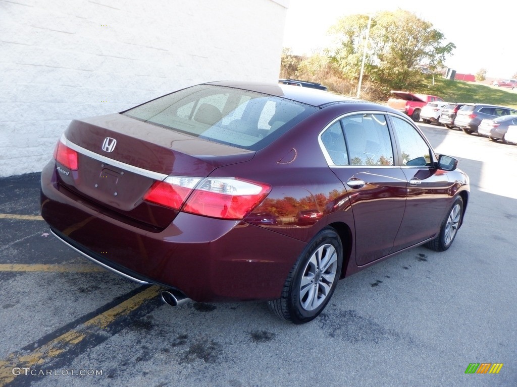 2014 Accord LX Sedan - Basque Red Pearl II / Ivory photo #8
