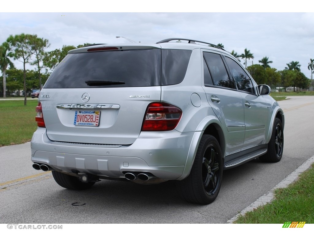 2007 ML 63 AMG 4Matic - Iridium Silver Metallic / Black photo #9