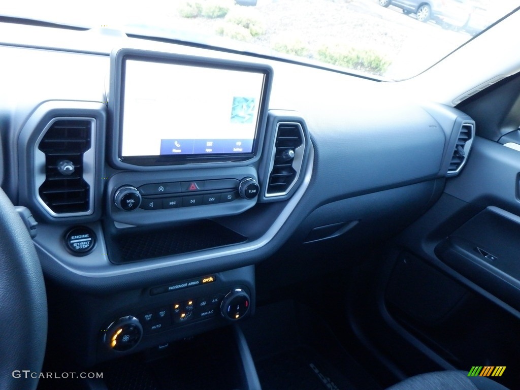2022 Ford Bronco Sport Big Bend 4x4 Ebony Dashboard Photo #146710750