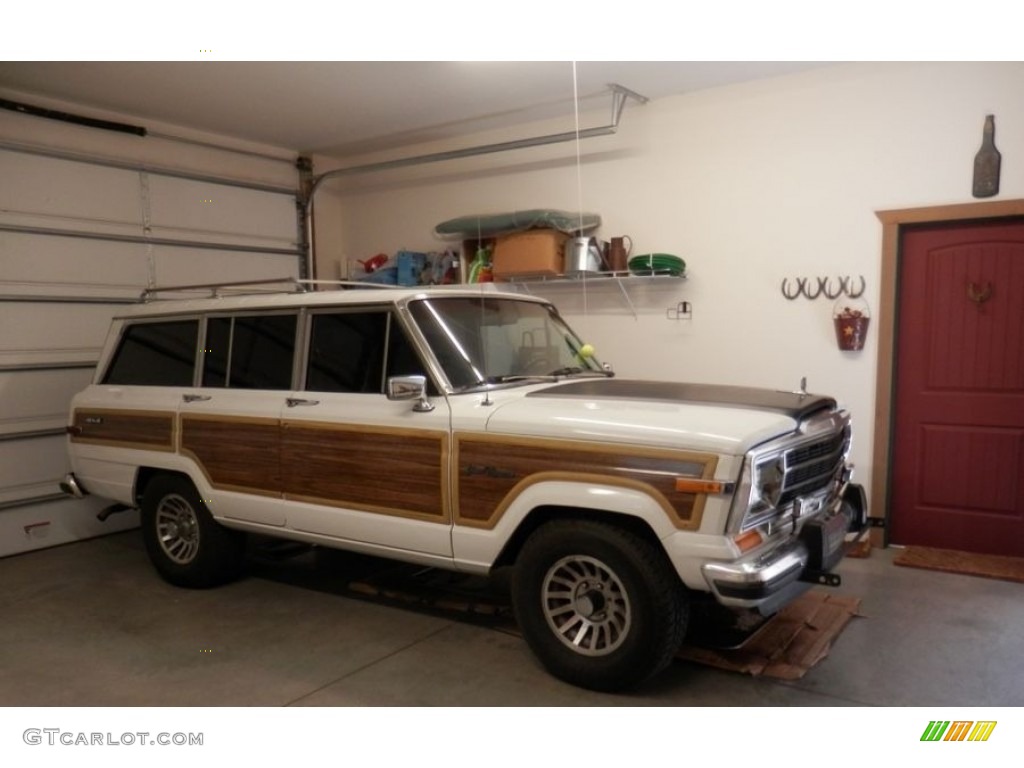 Bright White 1989 Jeep Grand Wagoneer 4x4 Exterior Photo #146710930