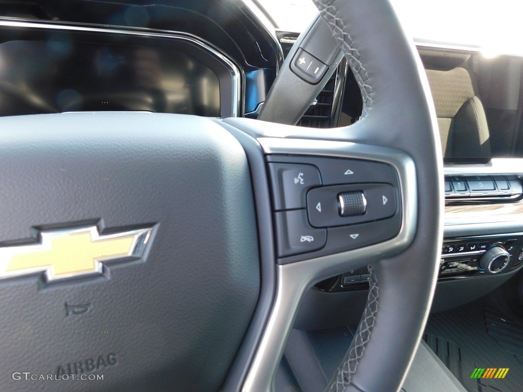 2024 Chevrolet Silverado 2500HD LT Crew Cab 4x4 Jet Black Steering Wheel Photo #146711011